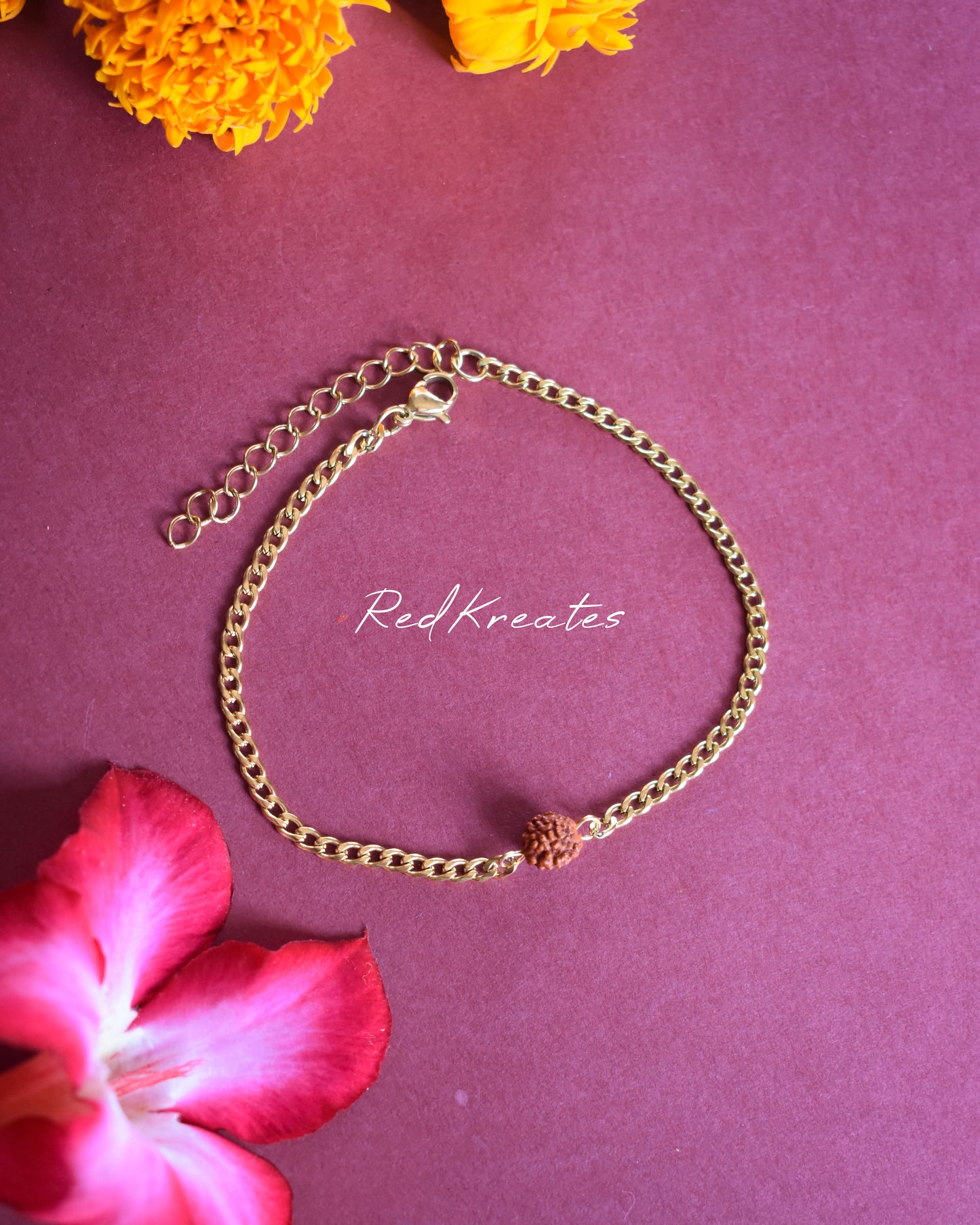 5 mukhi Rudraksh Men's bracelet