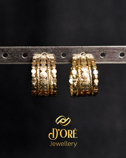 Clara- Golden Hoop