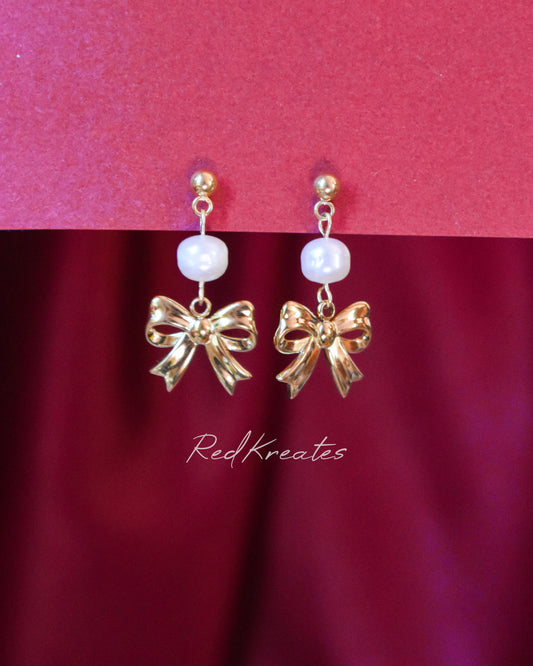 Coquette Earrings- Freshwater pearl