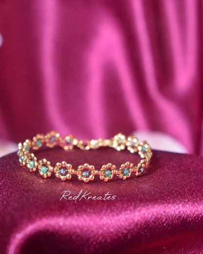 Pyrite and Green Aventurine- Prosperity bracelet