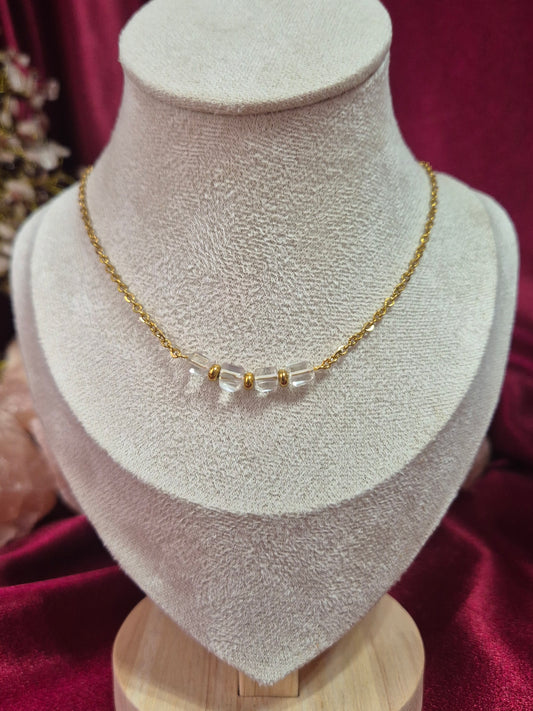 Clear quartz Necklace