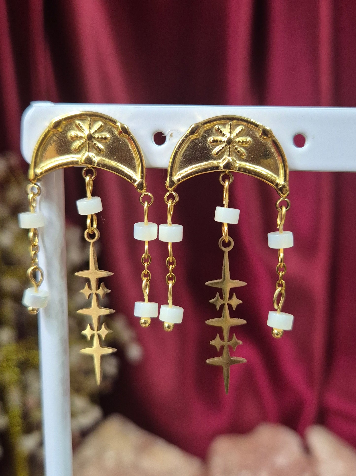 Shell Celestial Earrings