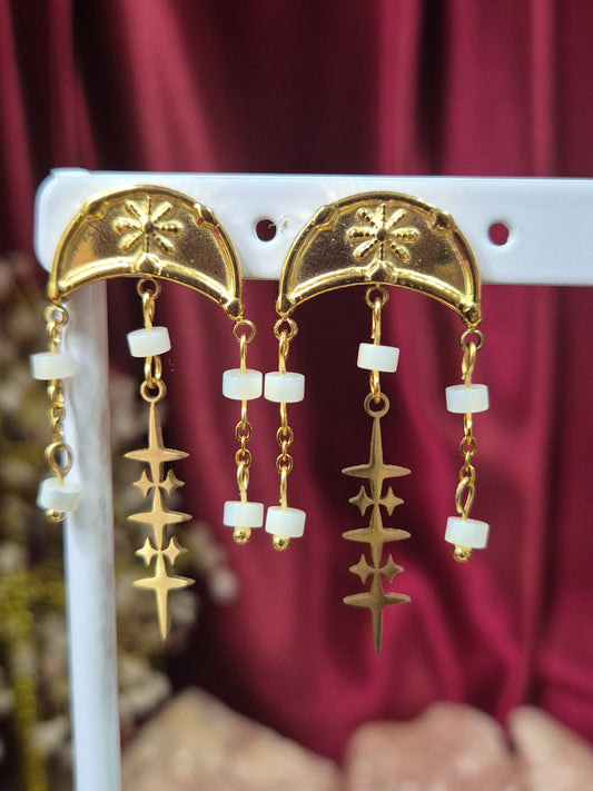 Shell Celestial Earrings