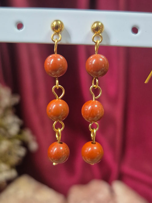 Red Jasper Earrings