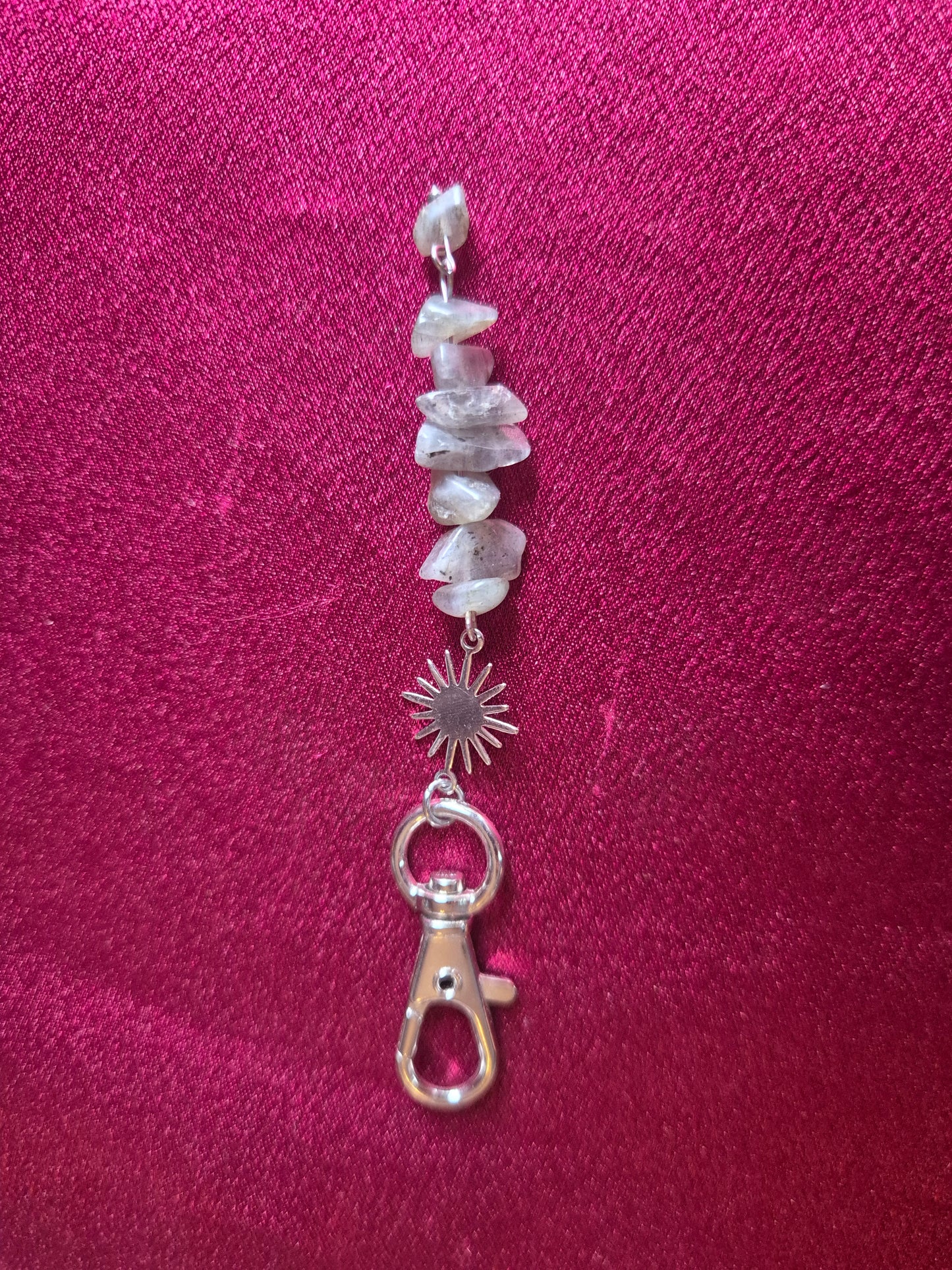 Labradorite keychain