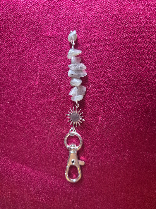 Labradorite keychain