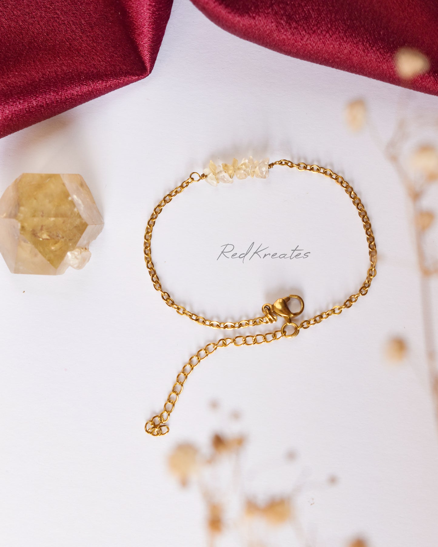 Citrine bracelet 1