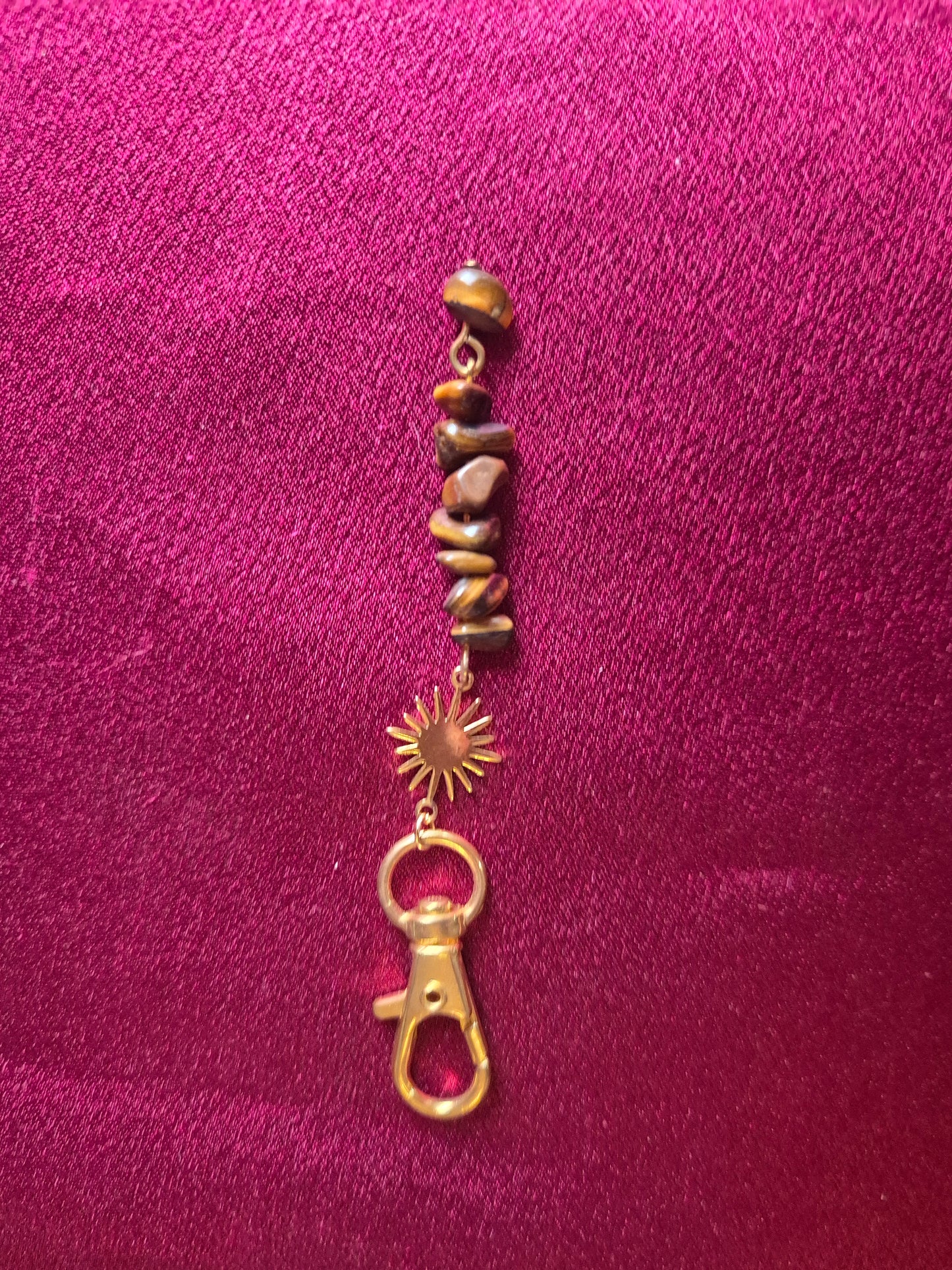 Tiger's eye keychain