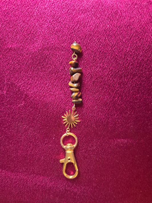 Tiger's eye keychain