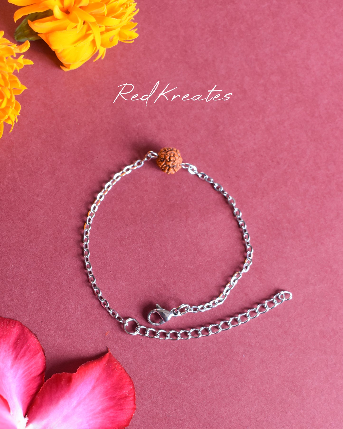 Rudraksh bracelet- Silver