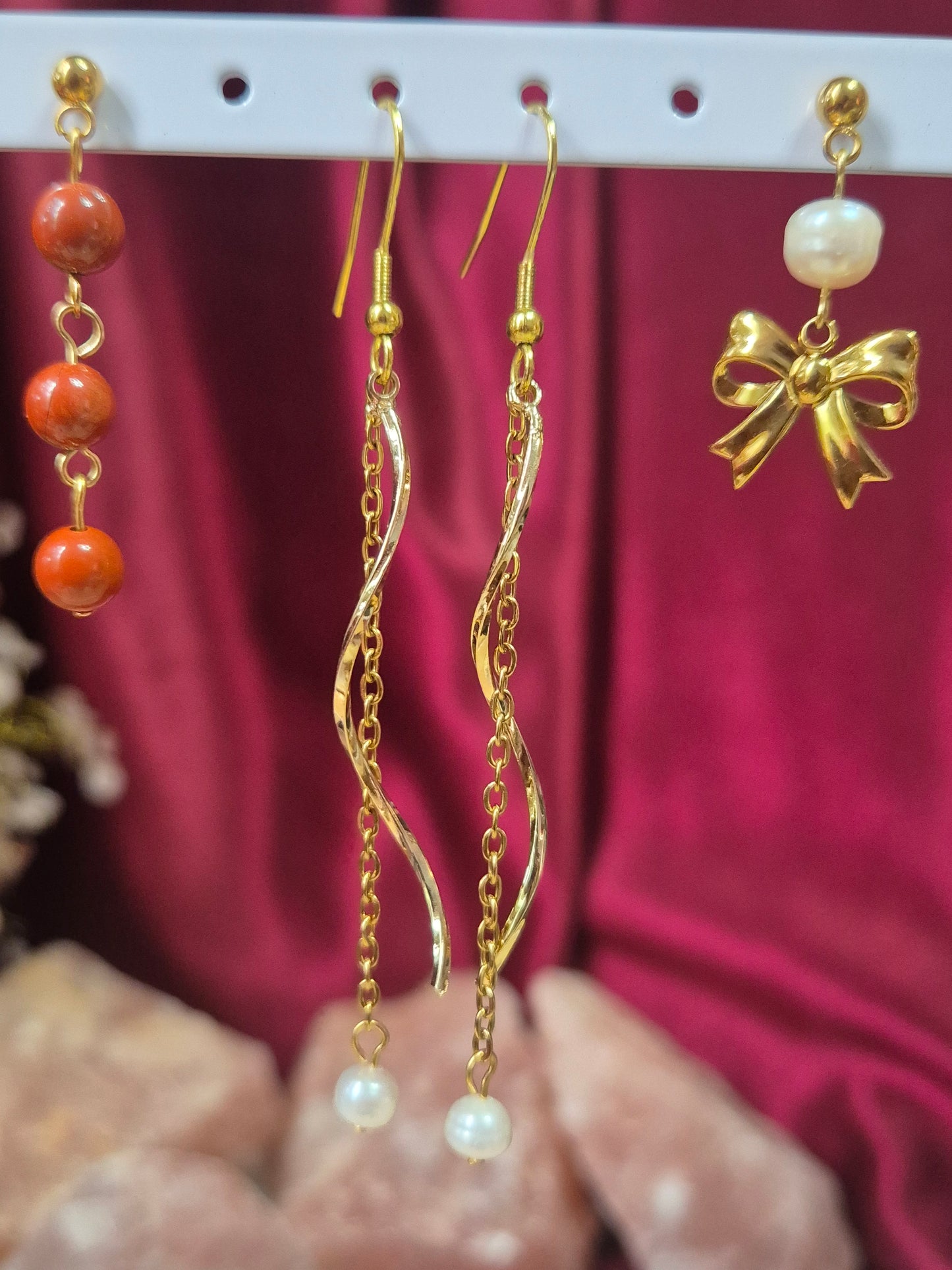 Freshwater pearl earrings