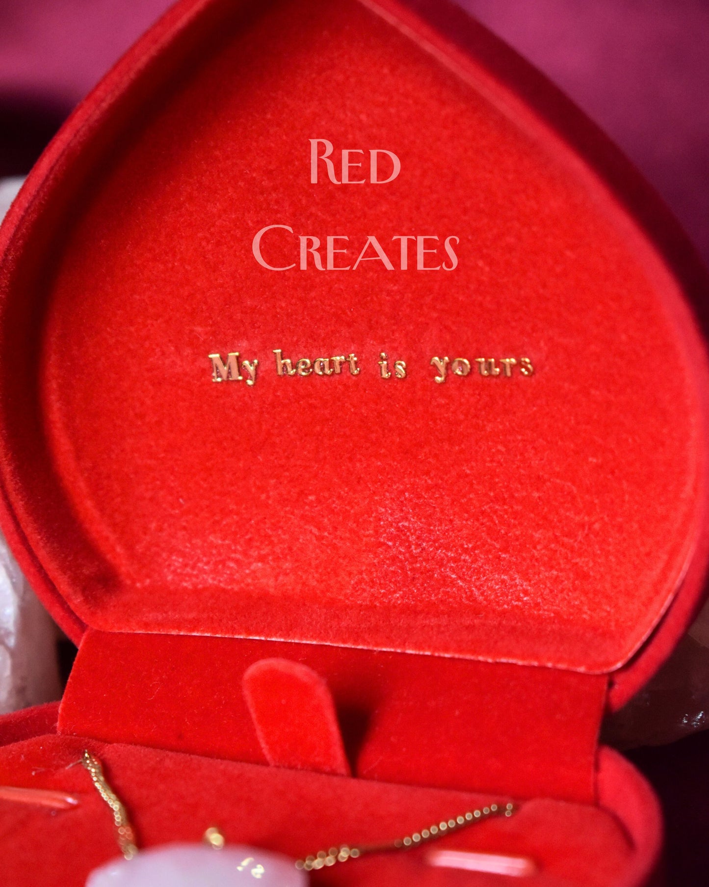 My heart is yours Rose quartz Necklace