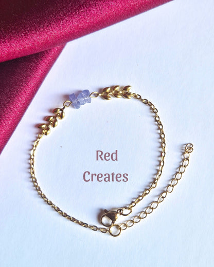 Leafy Tanzanite Bracelet