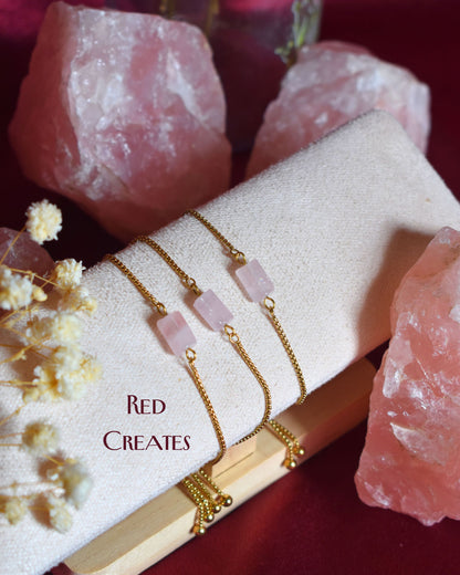 Rose quartz bracelet
