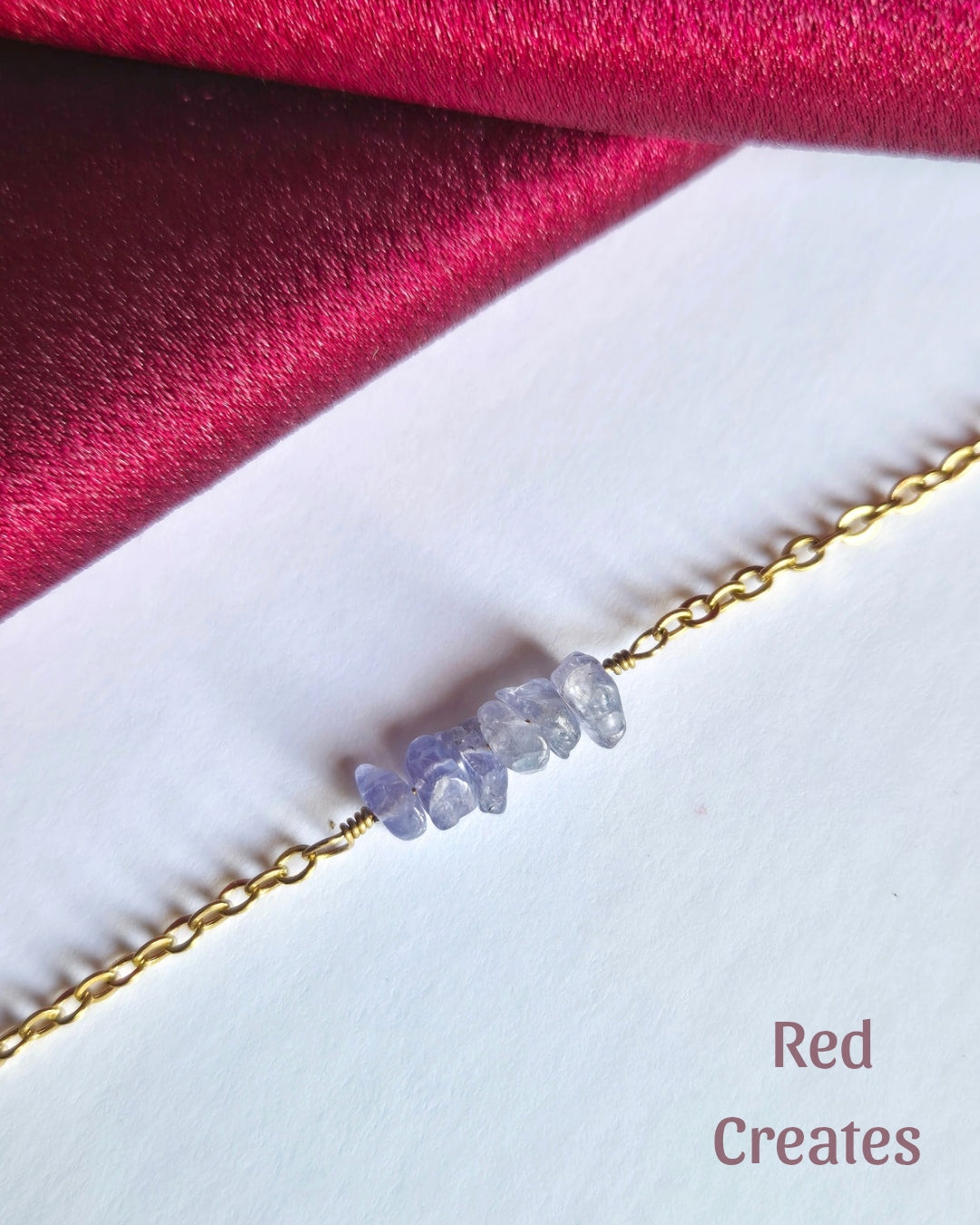 Simple Tanzanite bracelet