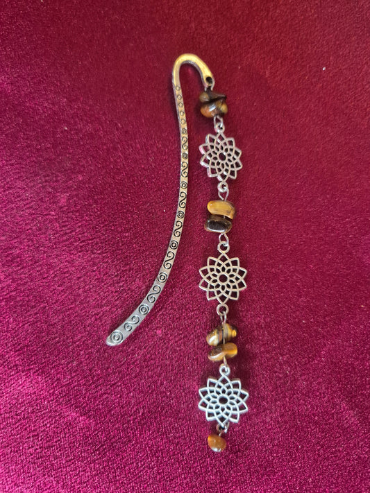 Tiger's eye bookmark