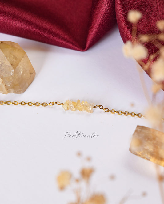 Citrine bracelet 1