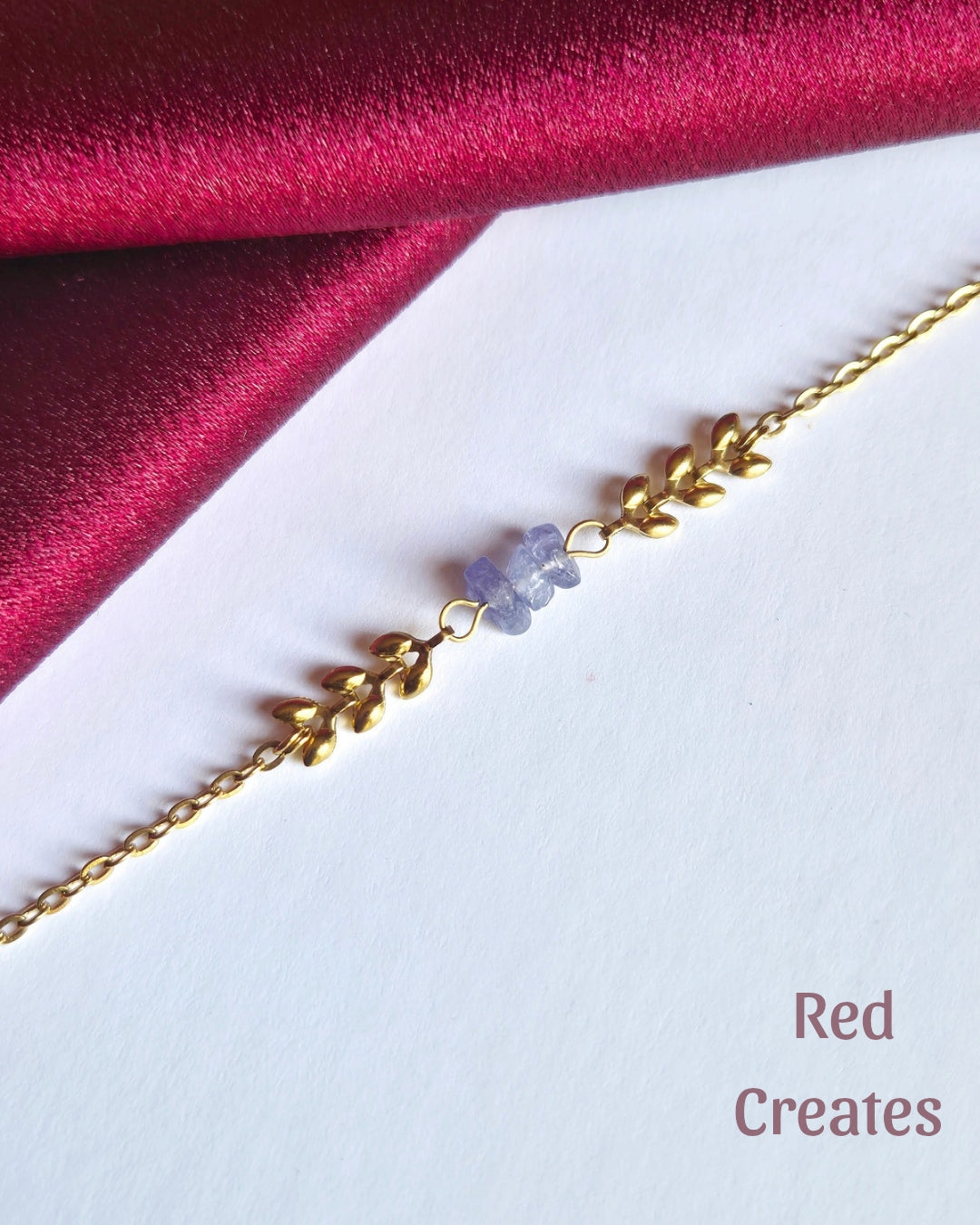 Leafy Tanzanite Bracelet