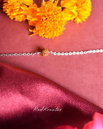 Rudraksh bracelet- Silver