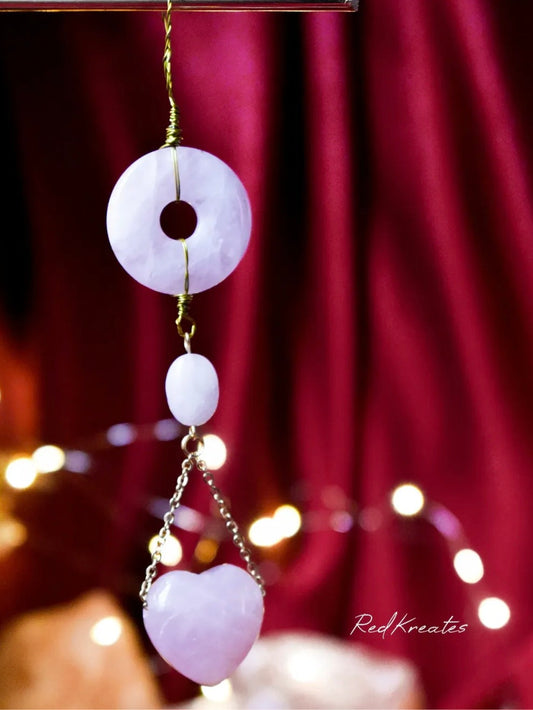 Rose quartz Hanger