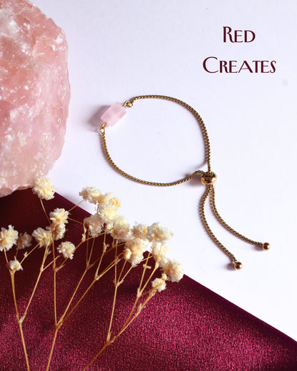 Rose quartz bracelet