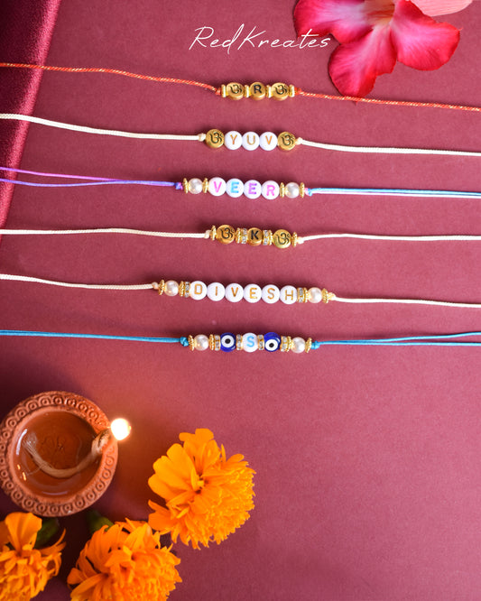 Initial and name Rakhi